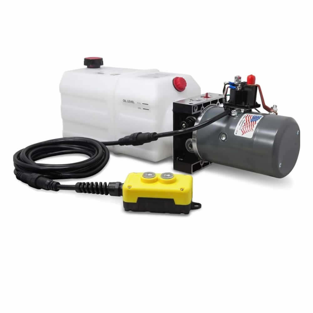 1 Gallon Hydraulic Pump Single Acting (Power Up Gravity Down)