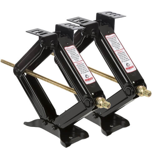 Scissor Jacks Pair Leveling 5,000lb (each) 20" Lift