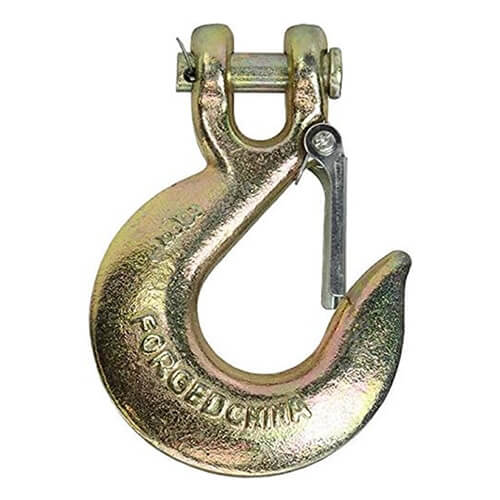 Mua 3/8" Clevis Slip Hook, 4 Pack Forged G70 Steel Clevis Hook With Safety Latch For Deck Hauler Receiver Hitches Trailer Wiring Chain Hooks Solid Clevis Grab Hooks For Trailer18000lbs Capacity B09jpfh7bs - View #3
