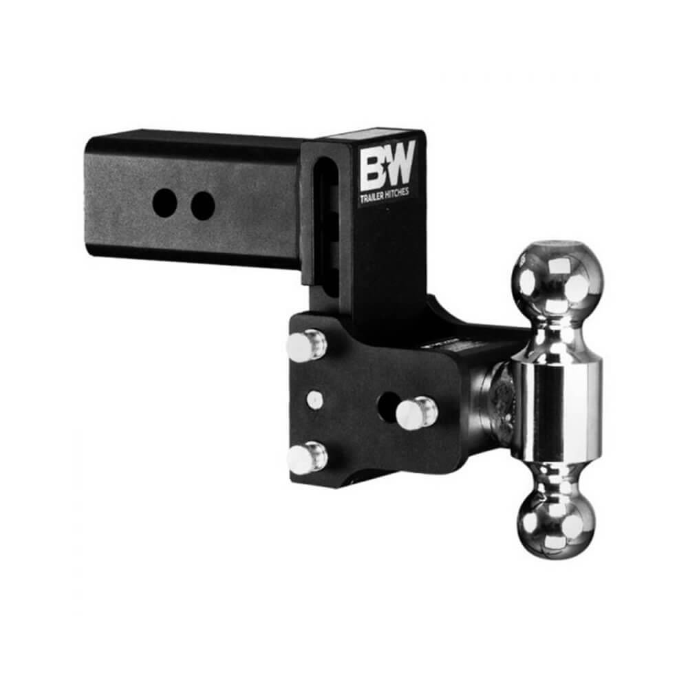 B&W Tow & Stow Hitch for 3" Receiver Black 4 1/2" Drop 2 5/16